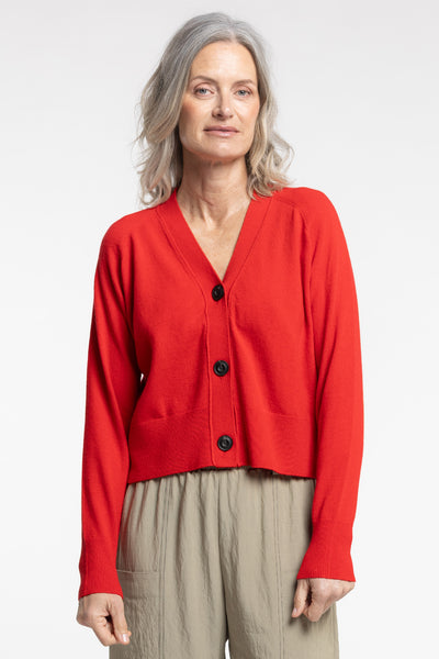 Twizel Cardigan | Lava