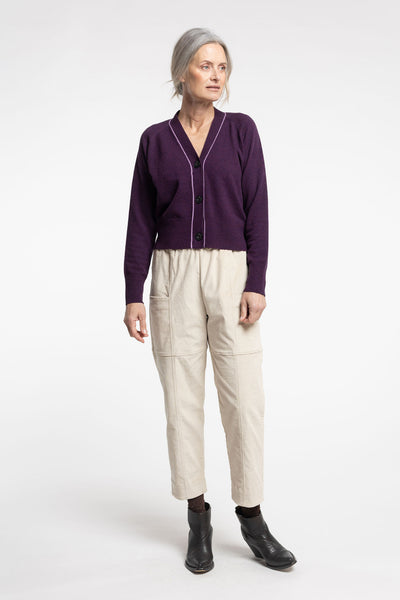Twizel Cardigan | Plum/Lilac - Company Store