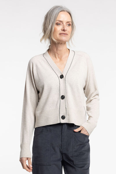 Twizel Cardigan | Mist/Grey