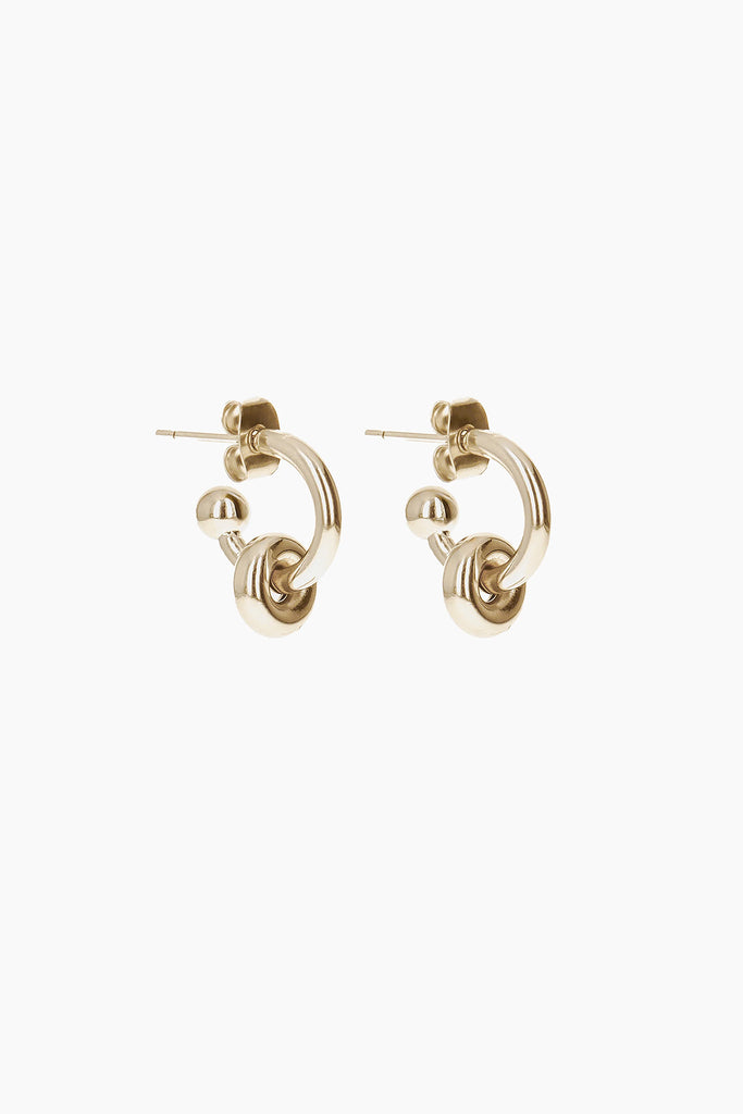 Ethan Earrings | Gold