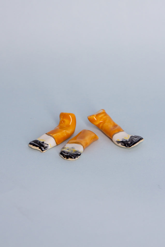 Squashed Out Cigarette Butt
