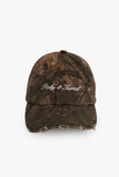 Pinky and Kamal Curved Cap | Distressed Camo - Company Store