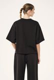 Printemps Waffle Crop Tee | Licorice