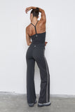 Straight Leg Tie Up Pant | Grey Stripe - Company Store