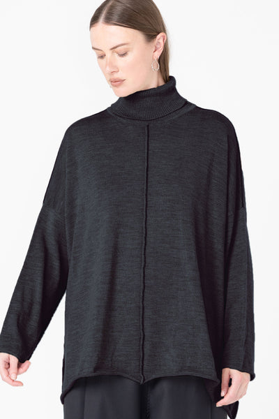 Fine Line Turtle | Charcoal