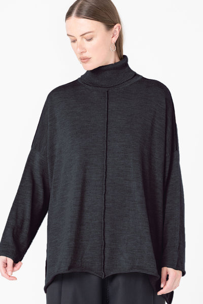 Fine Line Turtle | Charcoal