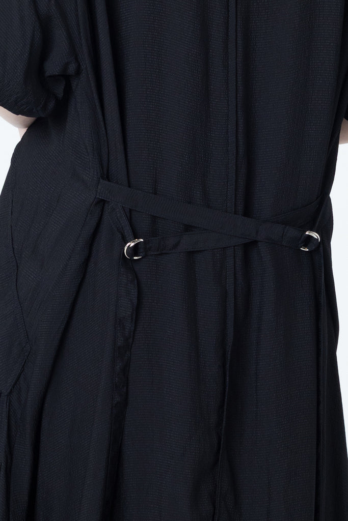 Court Dress | Black Seersucker - Company Store