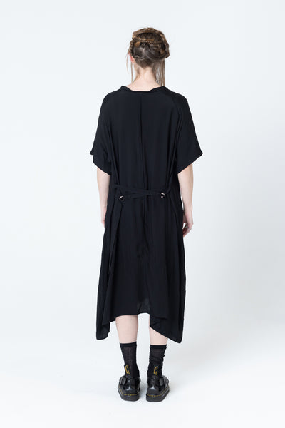 Court Dress | Black Seersucker - Company Store