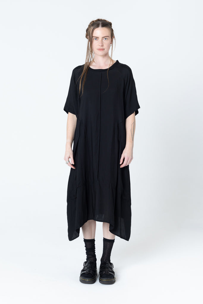 Court Dress | Black Seersucker - Company Store