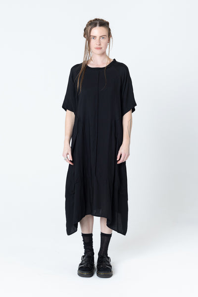 Court Dress | Black Seersucker - Company Store