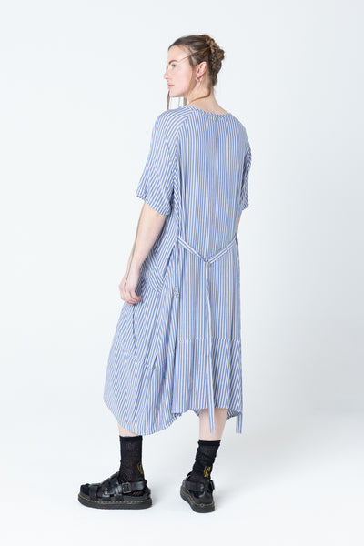 Court Dress | Blue Stripe - Company Store