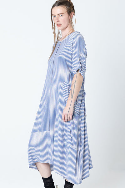 Court Dress | Blue Stripe - Company Store