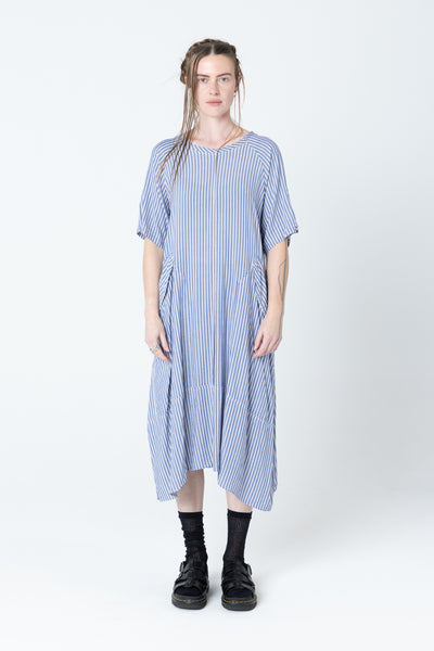 Court Dress | Blue Stripe - Company Store