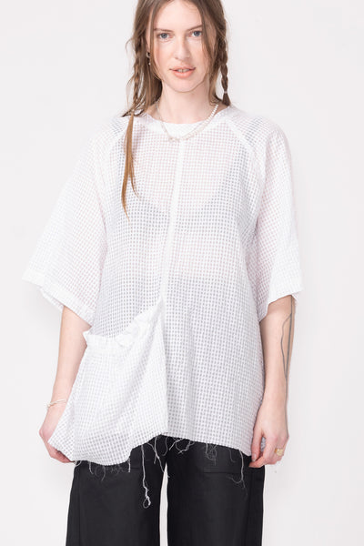 Ferris Tee | White Check