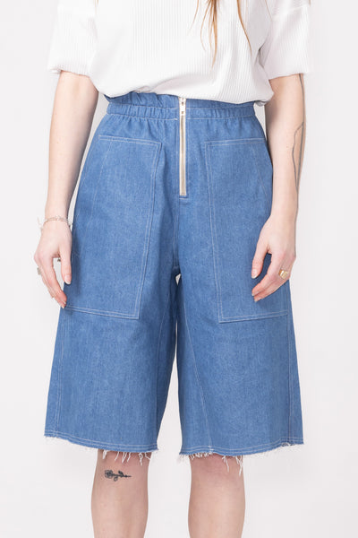 Whistle Shorts | Blue Denim