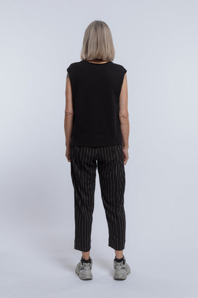 Excellent Trouser | Black Stripe