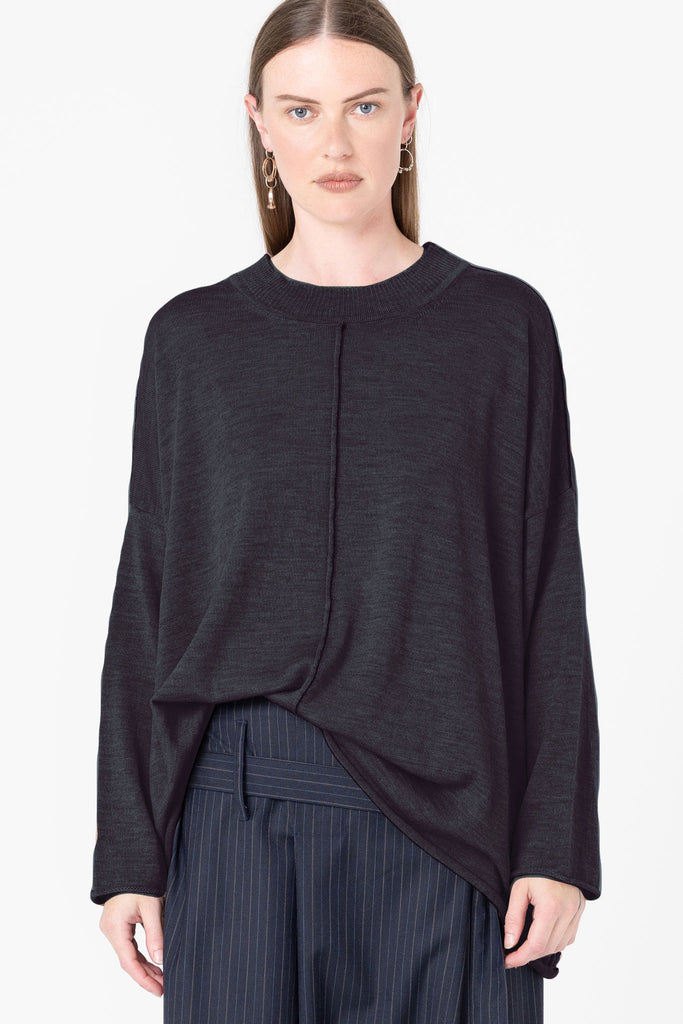 Fine Line Crew | Charcoal