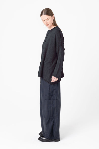 Fine Line Crew | Charcoal
