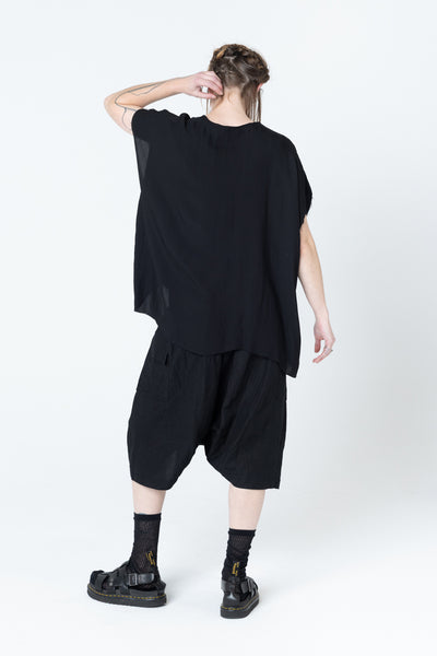 Fold Tank | Black Seersucker - Company Store
