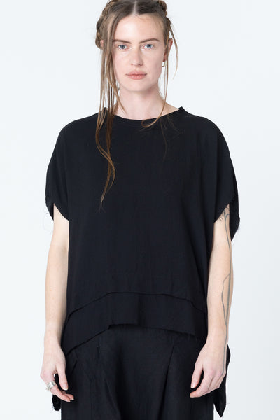 Fold Tank | Black Seersucker - Company Store