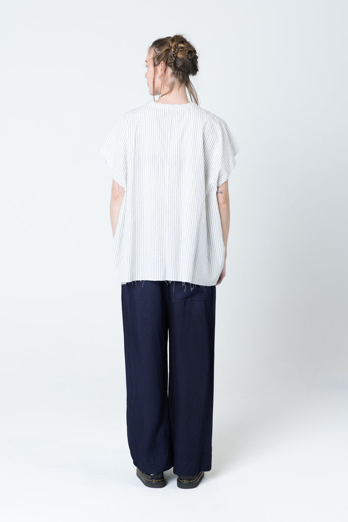 Fold Tank | Ivory Stripe - Company Store