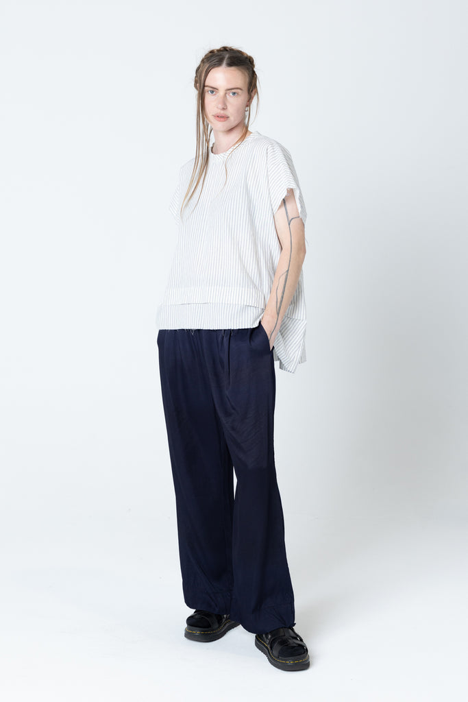Fold Tank | Ivory Stripe - Company Store