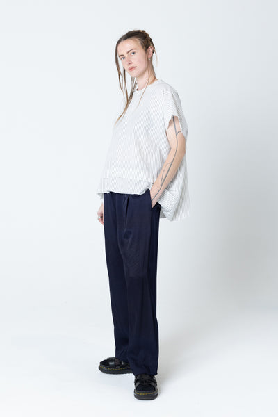 Fold Tank | Ivory Stripe - Company Store