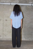 Fortune Tee | Cornflower Grid