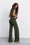 Full Length Yin Flare | Khaki