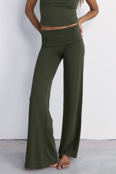 Full Length Yin Flare | Khaki