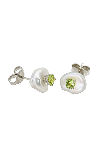 Nerdz Stud | Silver/Lime Green