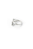 Helix Heart Ring | Silver