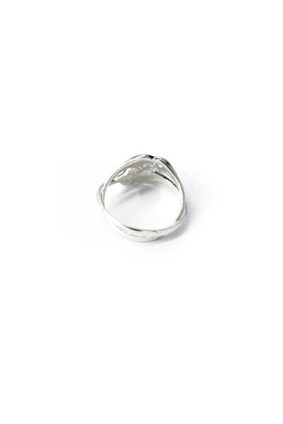 Helix Heart Ring | Silver