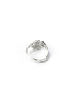 Helix Heart Ring | Silver