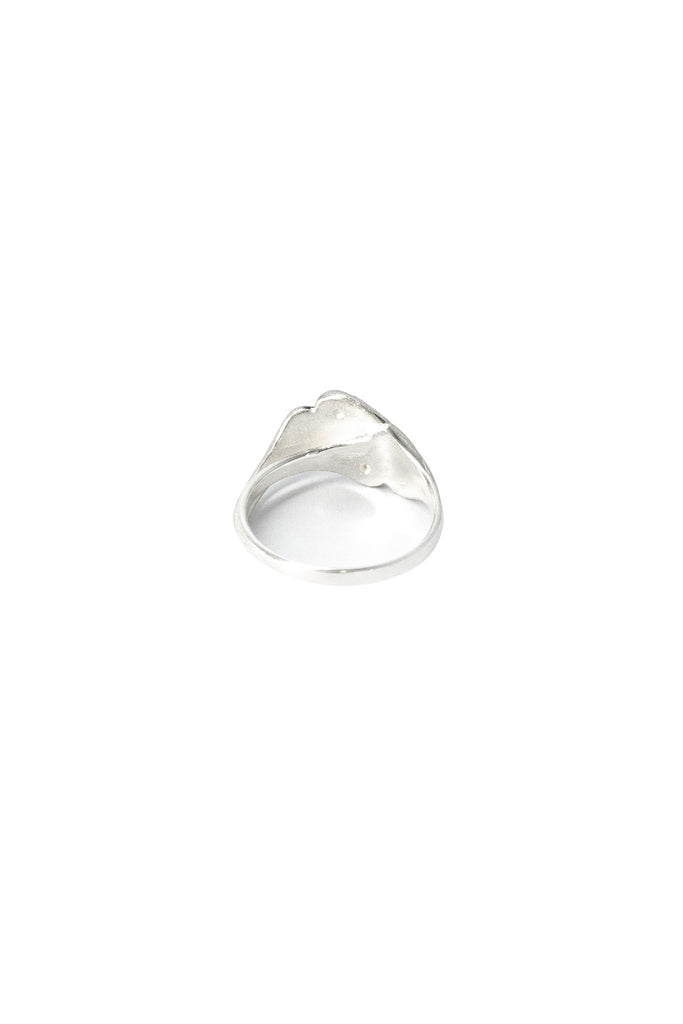 Double Heart Ring | Silver