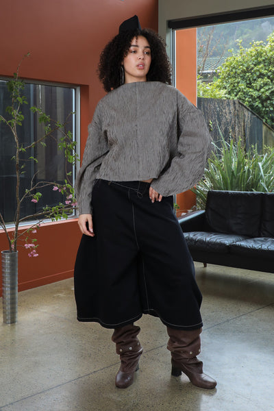 Ranman Top | Chijimi Brown