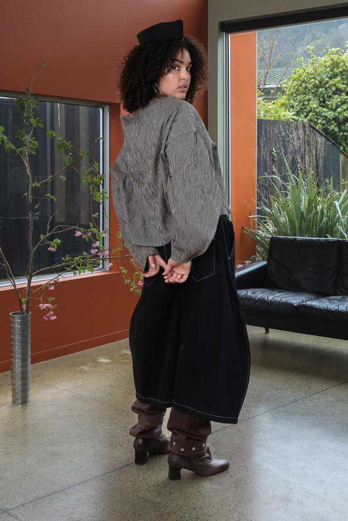 Ranman Top | Chijimi Brown