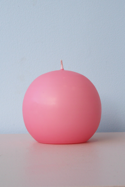 Large Ball Candle | Pink