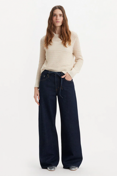 Bershka Jeans Neri Wide Leg Bershka High Waisted Jeans Neri