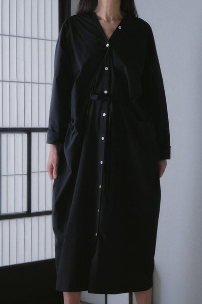 Rutilated Quartz Shirtdress | Black - Company Store