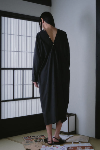 Rutilated Quartz Shirtdress | Black - Company Store