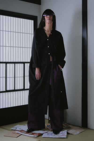 Rutilated Quartz Shirtdress | Black - Company Store