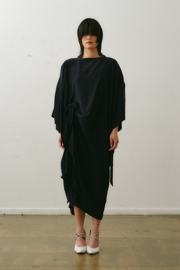 Okurimono Dress | Charcoal