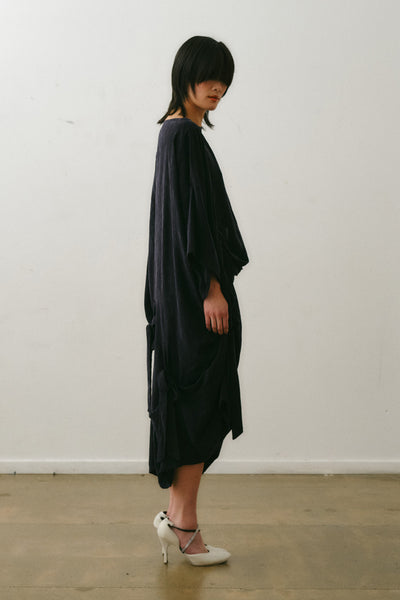 Okurimono Dress | Charcoal