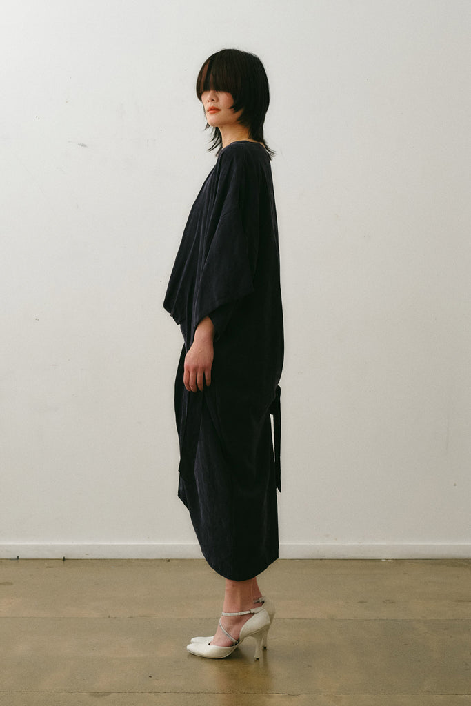 Okurimono Dress | Charcoal