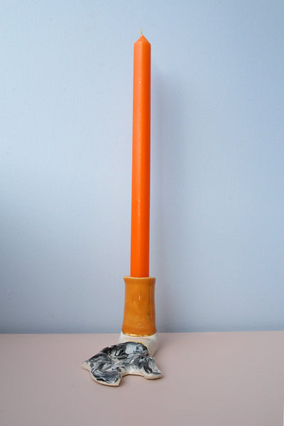 Household Taper Candle | Orange