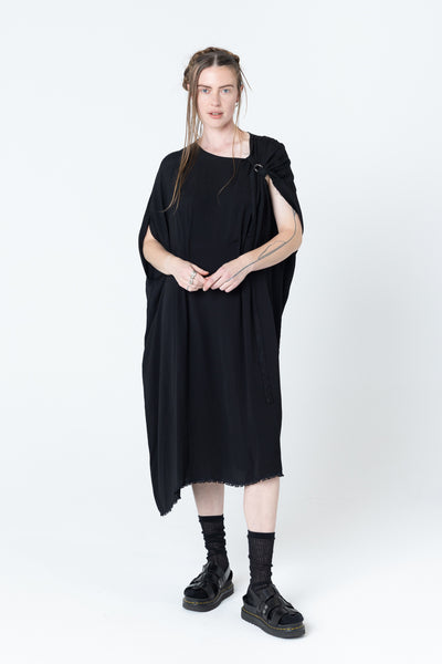 Pinch Tunic | Black Seersucker - Company Store