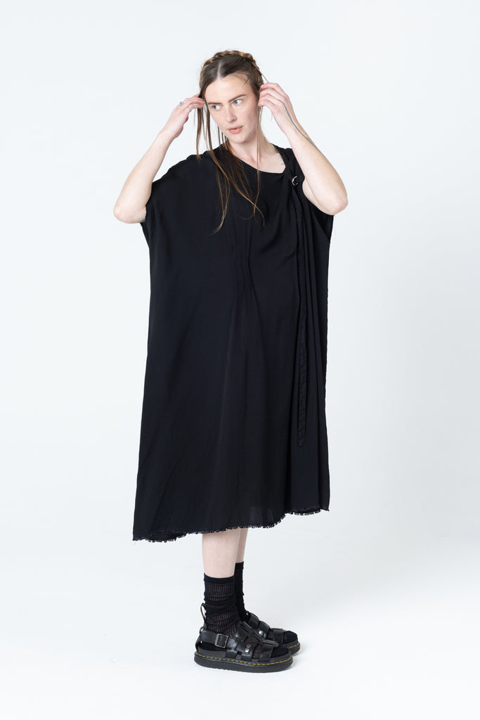 Pinch Tunic | Black Seersucker - Company Store