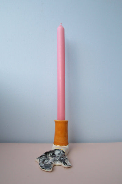 Household Taper Candle | Pink