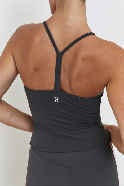 Racer Back Tank | Grey